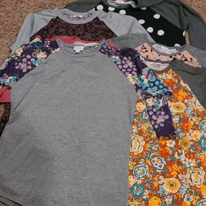 Lot of 6 Lularoe Randy Shirts